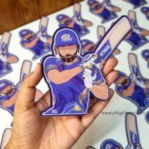 Rohit Sharma Pull shot Fridge Magnet