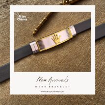 Gold Premium Stainless Steel Bracelet - Mens