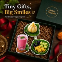 Maharashtrian food fridge magnet gift set