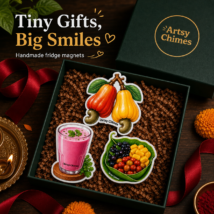 Premium Maharashtrian Food Fridge Magnets – Any 3 Combo