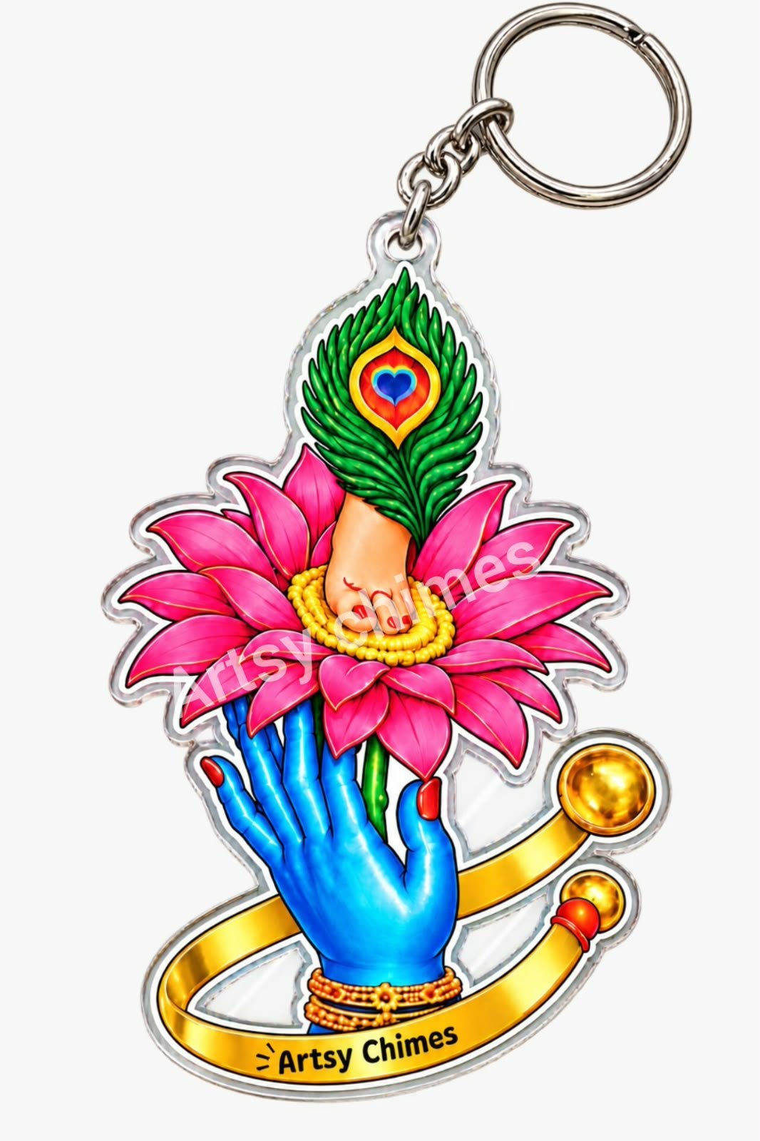 Mumbai cha Raja Keychain 2026